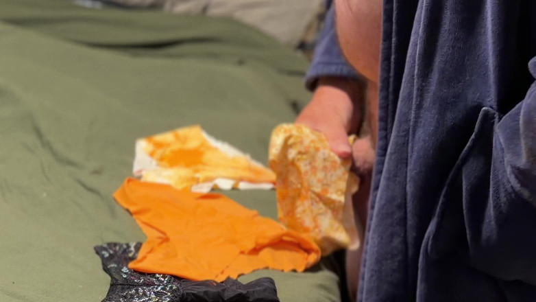 Truridge: Playing with Step-nieces Panties and Some Cum Eating