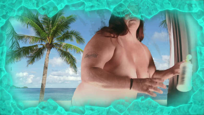 SexyNEBBW: Strand zonnebrand bbw