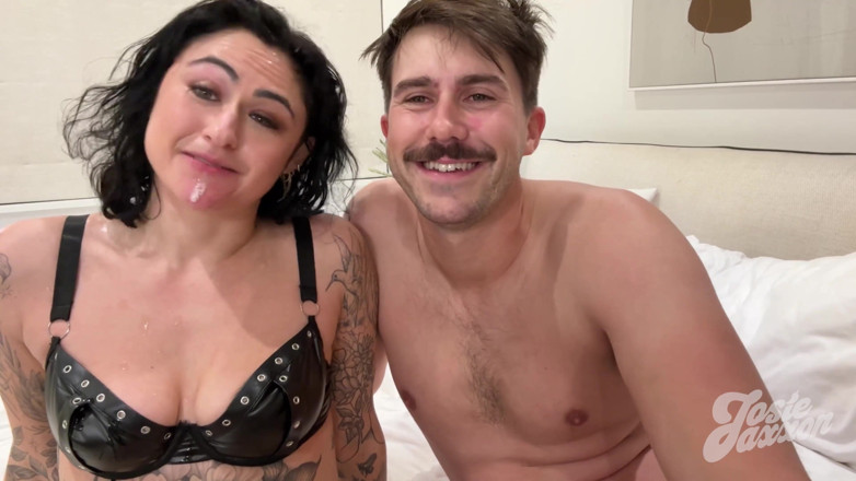 Josie Jaxxon: Pegging with Blowjob Facial and Story Time