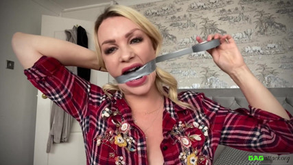 Gag Attack: Penny Lee - Multiple self gags