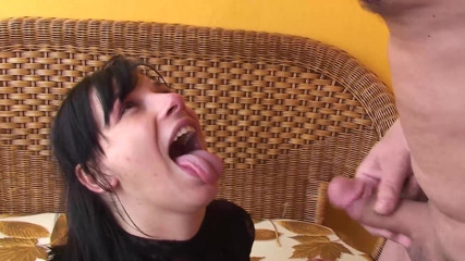 German amateur - 100% German hardcore videos: Brunette beauty with small tits gets slammed