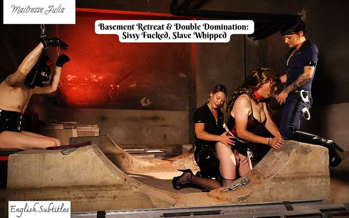 DeesseJulia: Ep2 Slave Training in a Basement &amp; Double Domination: Sissy Fucked,...