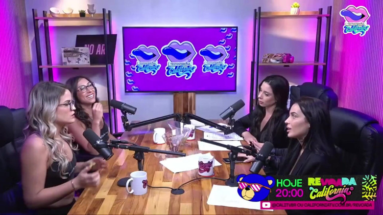 California TV: 两个辣妹的话表演 - 布鲁娜卡洛斯和卢西亚娜皮奇