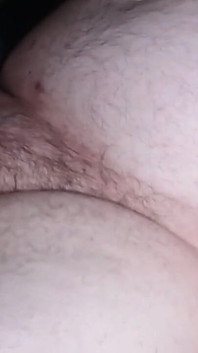 Fat Stepdaddy Jerks of His Hairy Wolf Cock and Cums with Cockring