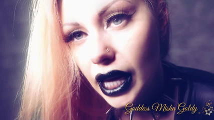 Goddess Misha Goldy: Asistentă personală dominantă pentru o bunicuță bătrână cu buze negre...