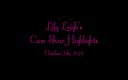 Lily Leigh: Lily Leigh camsessie hoogtepunten video - 2023-10-07 - rood en zwart lingerie op...