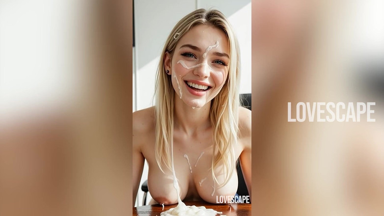 Lovescape: Bionda calda prende cazzone nero e diversi cazzi bianchi in...