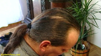 Goldwin pass: Extreme hairy bush mature wife enjoys her first rough big...