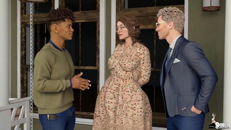 Dukes Hardcore Honeys: MILF Nerdy panas mengongkek teman lelakinya Colledge