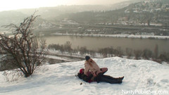 Nasty Public Sex: Perverzní děvka a deviant chlap šukají ve městě