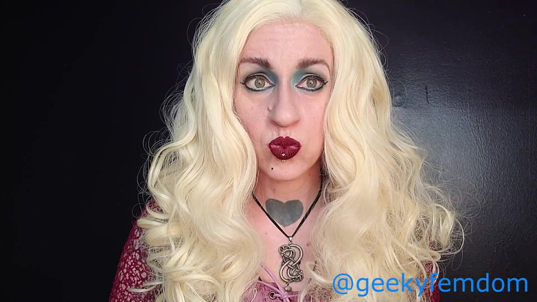 Geeky Femdom: Hocus Pocus - předčasná ejakulace