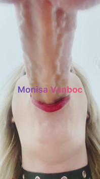 Sucking on My New Giant Toy Deep Throat 24cm Dido