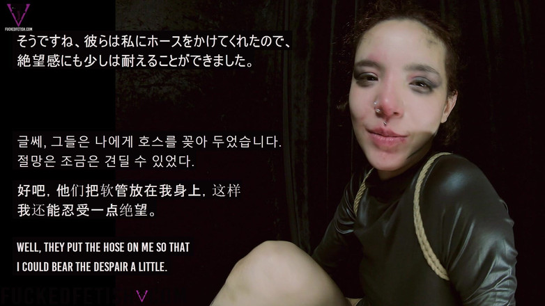 Fucked fetish: Gratis hogtied andningsspel skrikande gris kondom utmaning