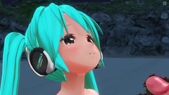 H3DC: 3D Hentai Hatsune Miku se baví na pláži (část 3)