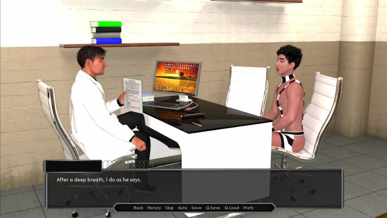 Femboy Maaya: Koreański chłopiec Antony w badaniu więźnia z doktorem Christopherem