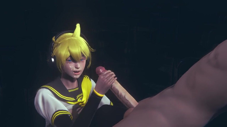 Yaoitube: Vocaloid Yaoi Femboy - Len Hardsex w klasie