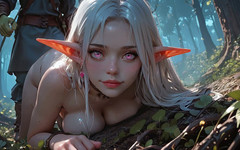 Aigoo videos: Fantasy elf děvka šuká skřítky, orky a otěhotní