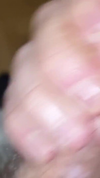Amateur Elegant Cumshot | Moans and Intense Handjob with Strong Orgasm and Elegant Dress - Sexy and a Big Dick