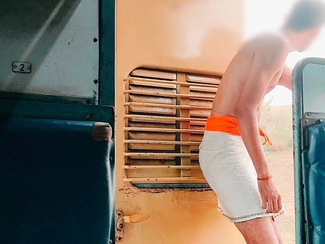 Sexy Teen in Train Station Nude (Tani)