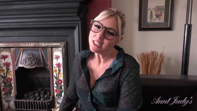 Aunt Judy's: Auntjudys - Your Busty MILF Teacher Charlie Rae Sucks Your Cock (pov)