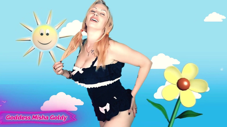 Goddess Misha Goldy: Dojit svého ptáka rychleji nevlastnímu tátovi a p ay mě...