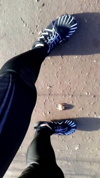 Sepatu bertelanjang kaki baru saya