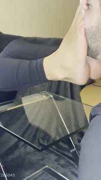 Dirty White Sneaker Worship - Sweaty Feet Sniffing (front View)