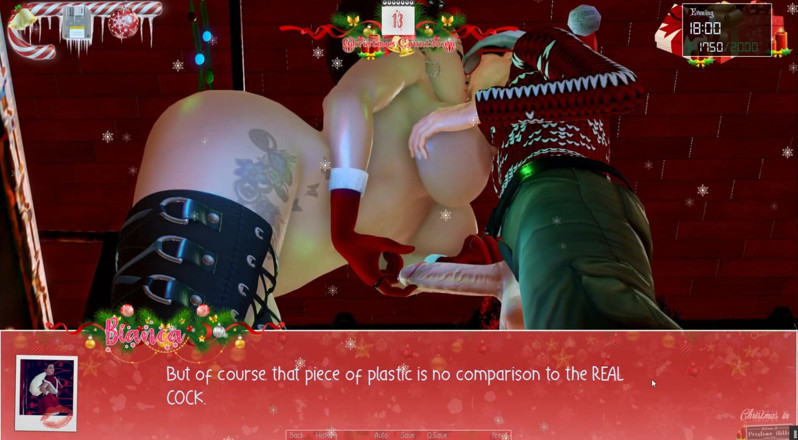 Cumming Gaming: Sınırsız Noel [xmas hentai porno oyunu], ep.10 - o orta yaşlı seksi...