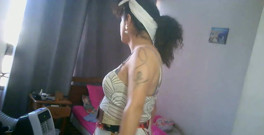 Another of my webcam sessions! This white dress is so pretty! thumbnail