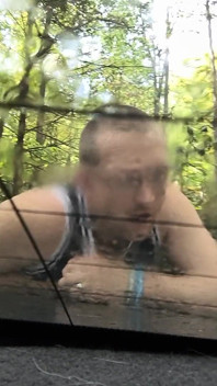 It's Raining Back of Car Brick Dick Pounds Her Hard