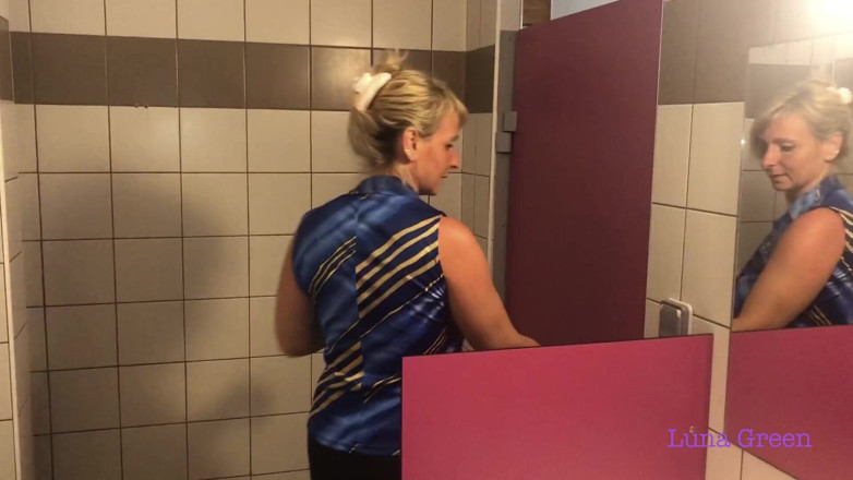 My Wife Luna: Sex in the camping shower