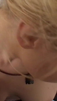 Blonde Babe's Wild Laundry Room Handjob and Orgasm