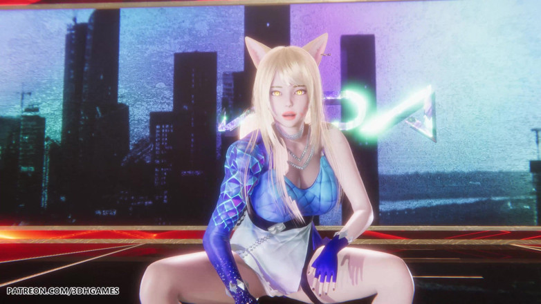3D-Hentai Games: [mmd] Kda - Ill Show You Ahri caldo spogliarello League of...