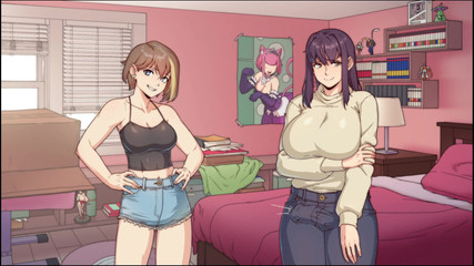 Trans Maaya: Chloe viene erezione per la sua compagna di stanza Amy...