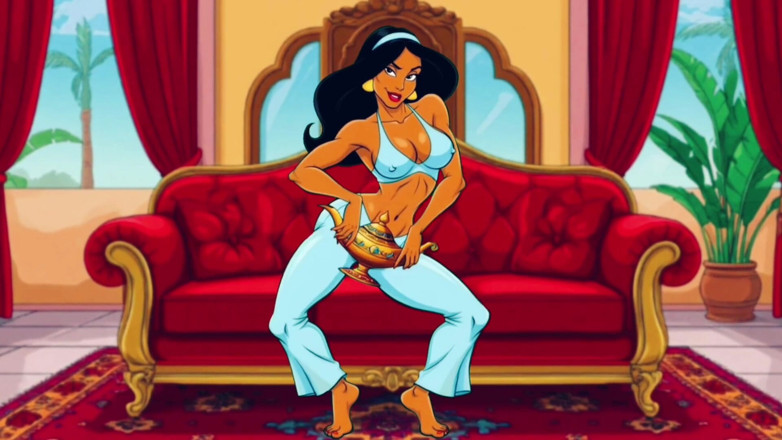 Octopussy Lovers Club: Princesa puta e um gênio lascivo esfregam uma lâmpada