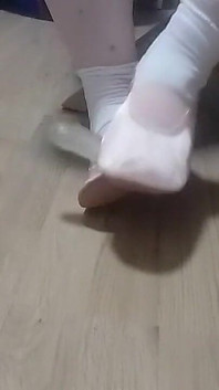 My First Gymnastics Slippers with White Socks