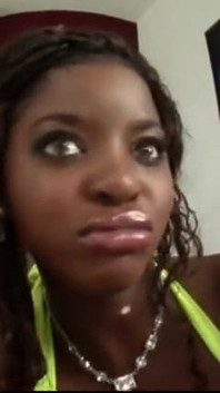 Ebony girl needs a facial