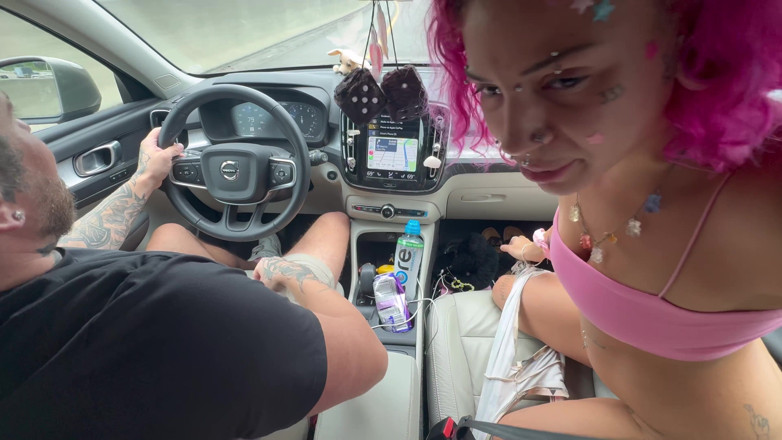 Nali Marie: Max Steele pov kereta blowjob blowjob selamba jalan kepala perjalanan