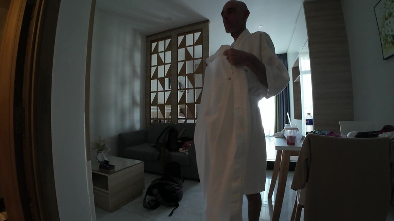 SkinnyWithAHugeDick: Messing Around in Our Hotel Room