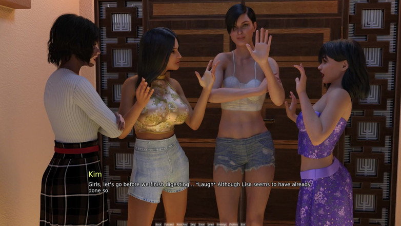 3D Cartoon Porn: Můj kolej 231: Simone's Bedroom Marriage Návrh Strip Tease