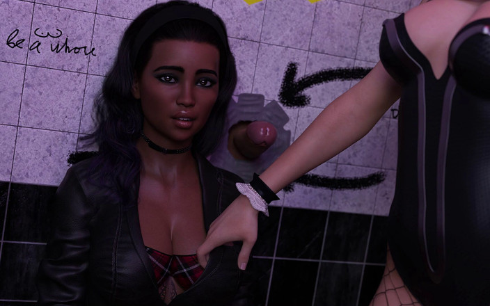 3D Cartoon Porn: Dove tutto cominciò 31 - Leia gloryhole sega davanti a William &amp; Taylor