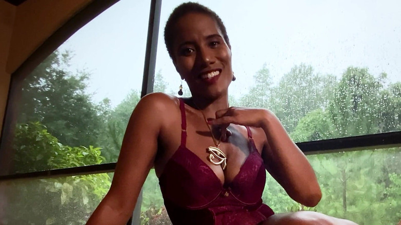 FilthyFemdom: 雨天撸管指挥,以喷射设置jasmine为特色