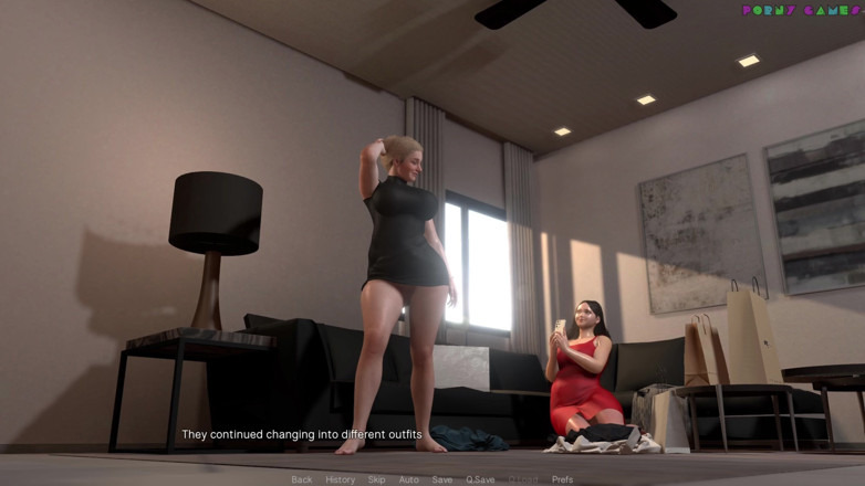 Porny Games: Дружня домогосподарка з білою піною - збуджені сусіди йдуть у сексуальний шопінг, намагаючись виглядати сексуально 4