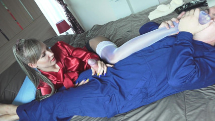 Angel The Dreamgirl: You going mad off my nyloned legs