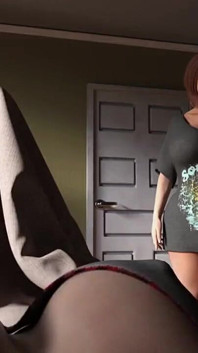 Serge3dx MILF Breeder: Professora com tesão intensamente fodida por enorme pau preto, buceta suja e cu escancarado encharcado em porra para extremo