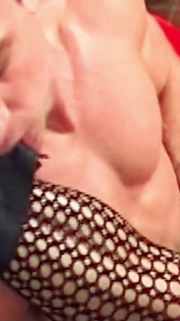 Guy Fucks Sexy Blonde Shemale in Tight Asshole After Party