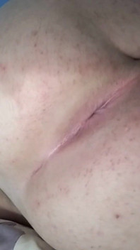 Big-assed Femboy Squeezing His Ass