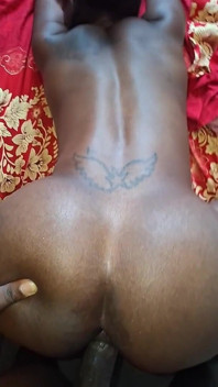 My Girlfriend with the Arched Buttocks Takes My Cock in the Doggy Position