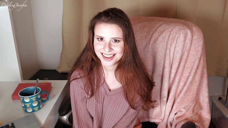 Darling Josefin: Curva auto-degradantă venerează pula uriașă a lui David!
