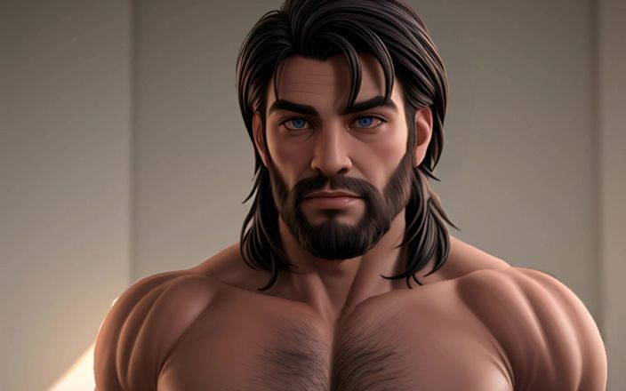 Erotic Man: Hombres irreales guapos en 3d cgi